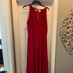 Red prom dress